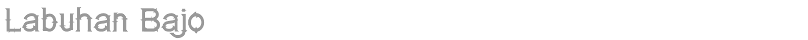 Labuhan Bajo font preview